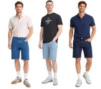 klassische BLEND BHTwister Herren Jeansshorts mit Label-Detail Denimsh...