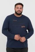 klassisches BLEND BHDopper BT Herren Longsleeve mit Rundhals Langarm-S...