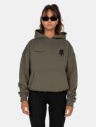 lässiger MJ GONZALES Damen Hoodie 460 g/m² mit Baumwolle Khaki