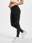 lässige Urban Classics Damen Hose Stretch Mesh 210 g/m² Schwarz