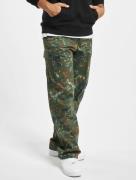 moderne Brandit Herren Cargo-Hose Kordelzug Taschen Camouflage