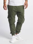 moderne DEF Herren Jeans Reißverschluss Taschen mit Baumwolle Khaki