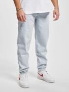 bequeme DEF Herren Jeans Taschen Denim mit Baumwolle Eis-Blau