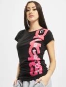 modernes Dangerous DNGRS Damen T-Shirt Schwarz/Pink