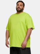 lässiges Urban Classics Herren T-Shirt 240 g/m² mit Baumwolle Lime-Grü...