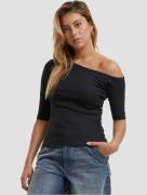 modernes Urban Classics Damen T-Shirt 180 g/m² mit Baumwolle Schwarz