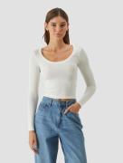 weiches Urban Classics Damen Sweatshirt Stretch mit Baumwolle Ecru-Wei...