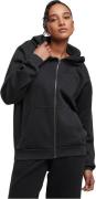 weiches Urban Classics Damen Sweatshirt Reißverschluss Rippbündchen 33...