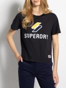 Superdry T-Shirt in blau für Damen, Größe: XS. W1010495A