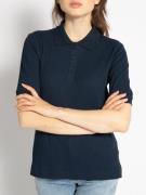 Esprit Poloshirt in blau für Damen, Größe: M. 022EE1K347K00